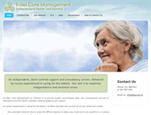 Tablet Screenshot of eldercare.ie