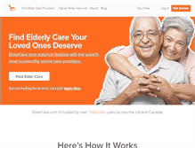 Tablet Screenshot of eldercare.com